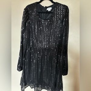 Chic Soul  “That Dazzling Glow” Dress, Black Sequins- Brand New, Never Worn 2XL